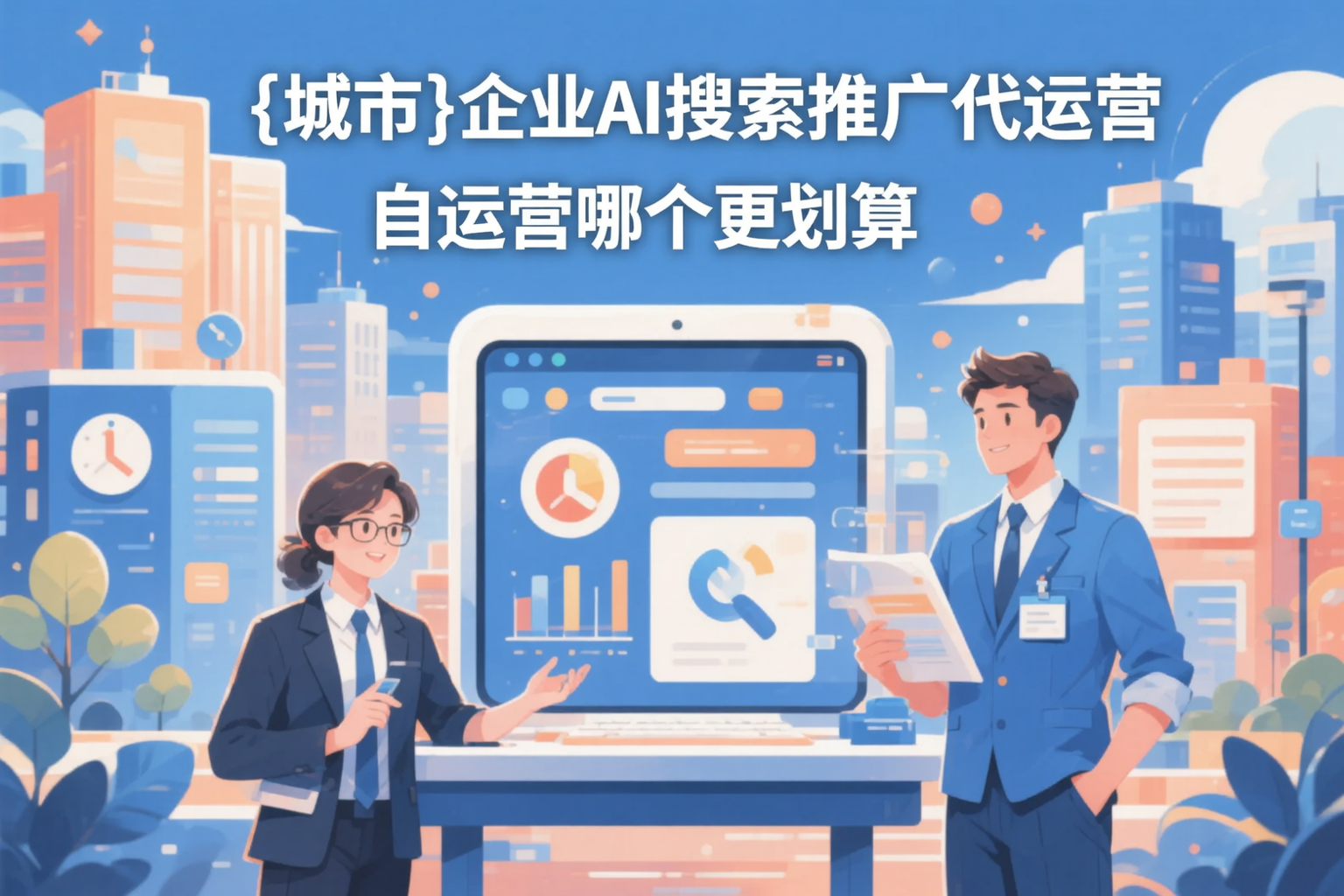 汉中企业AI搜索推广代运营和自运营哪个更划算