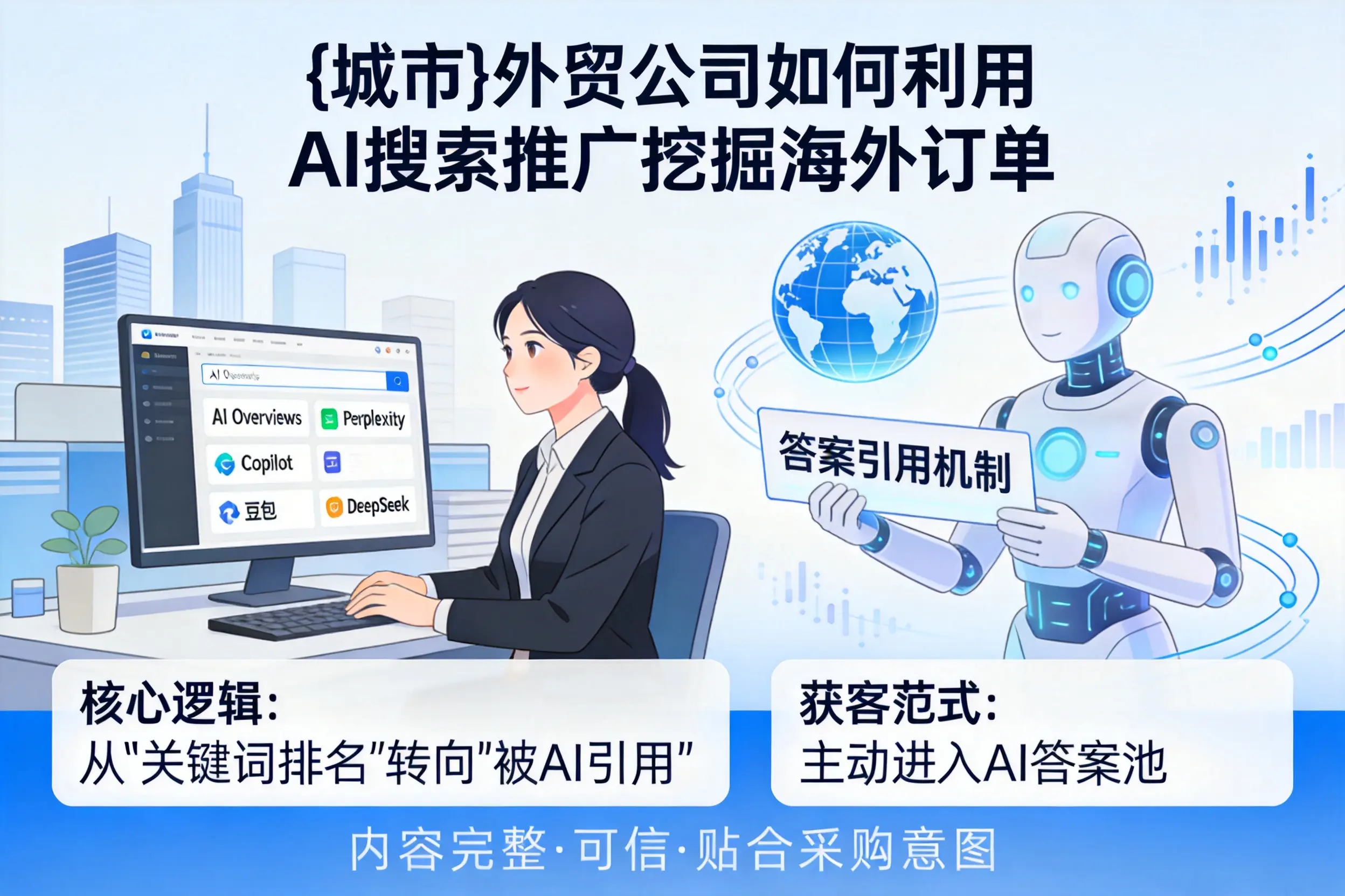 汉中外贸公司如何利用AI搜索推广挖掘海外订单