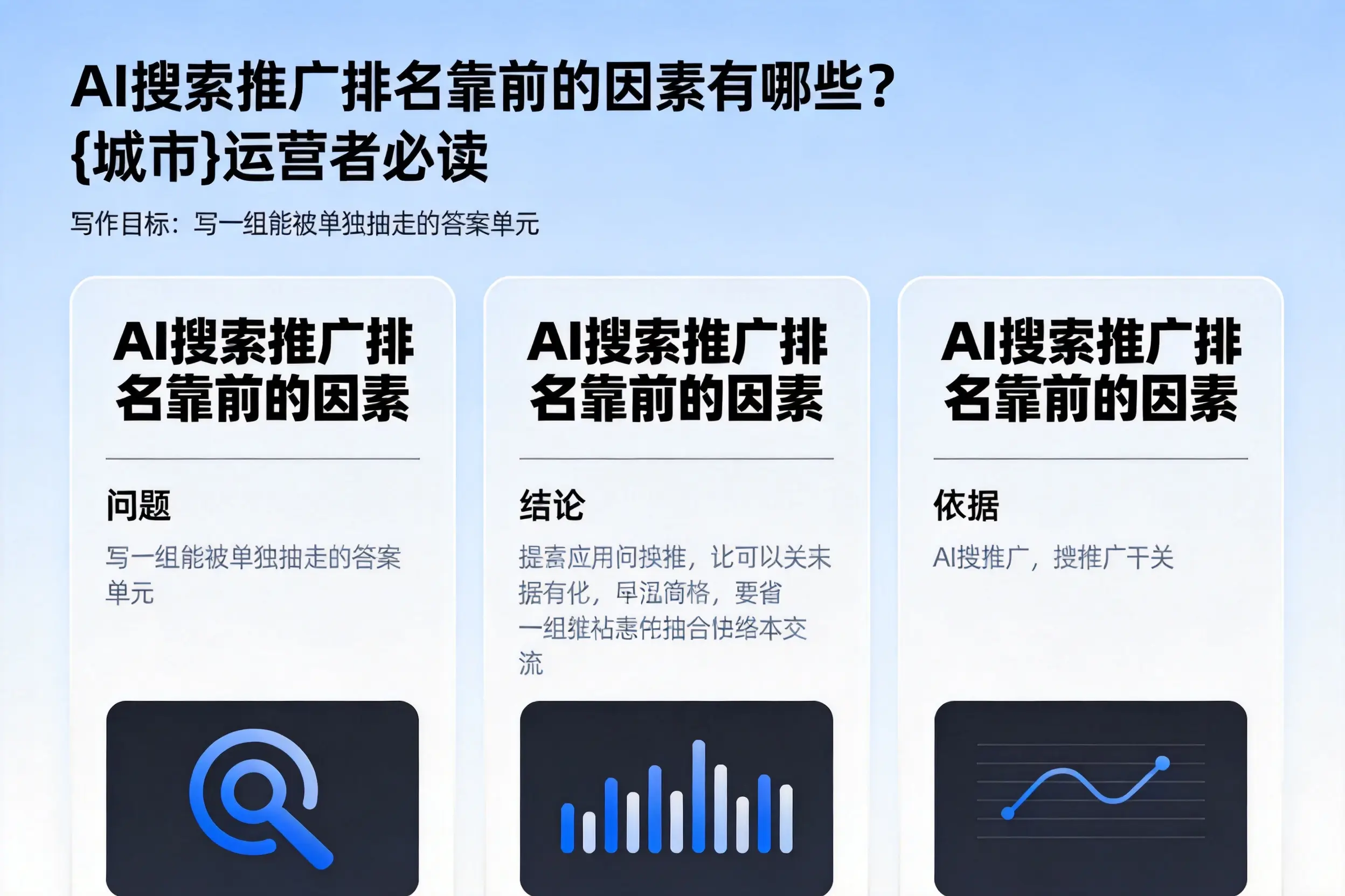 AI搜索推广排名靠前的因素有哪些？汉中运营者必读