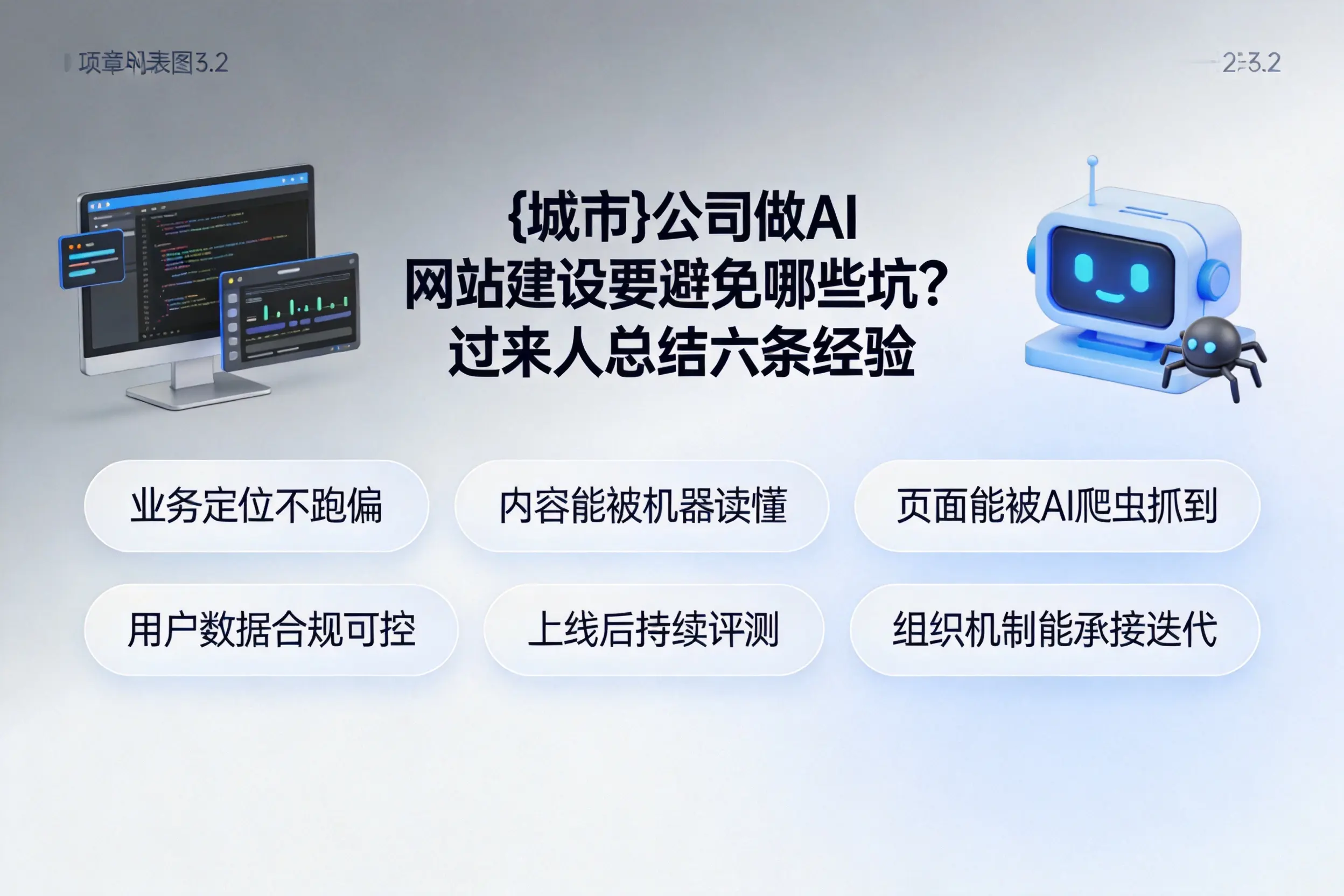 汉中公司做AI网站建设要避免哪些坑？过来人总结六条经验