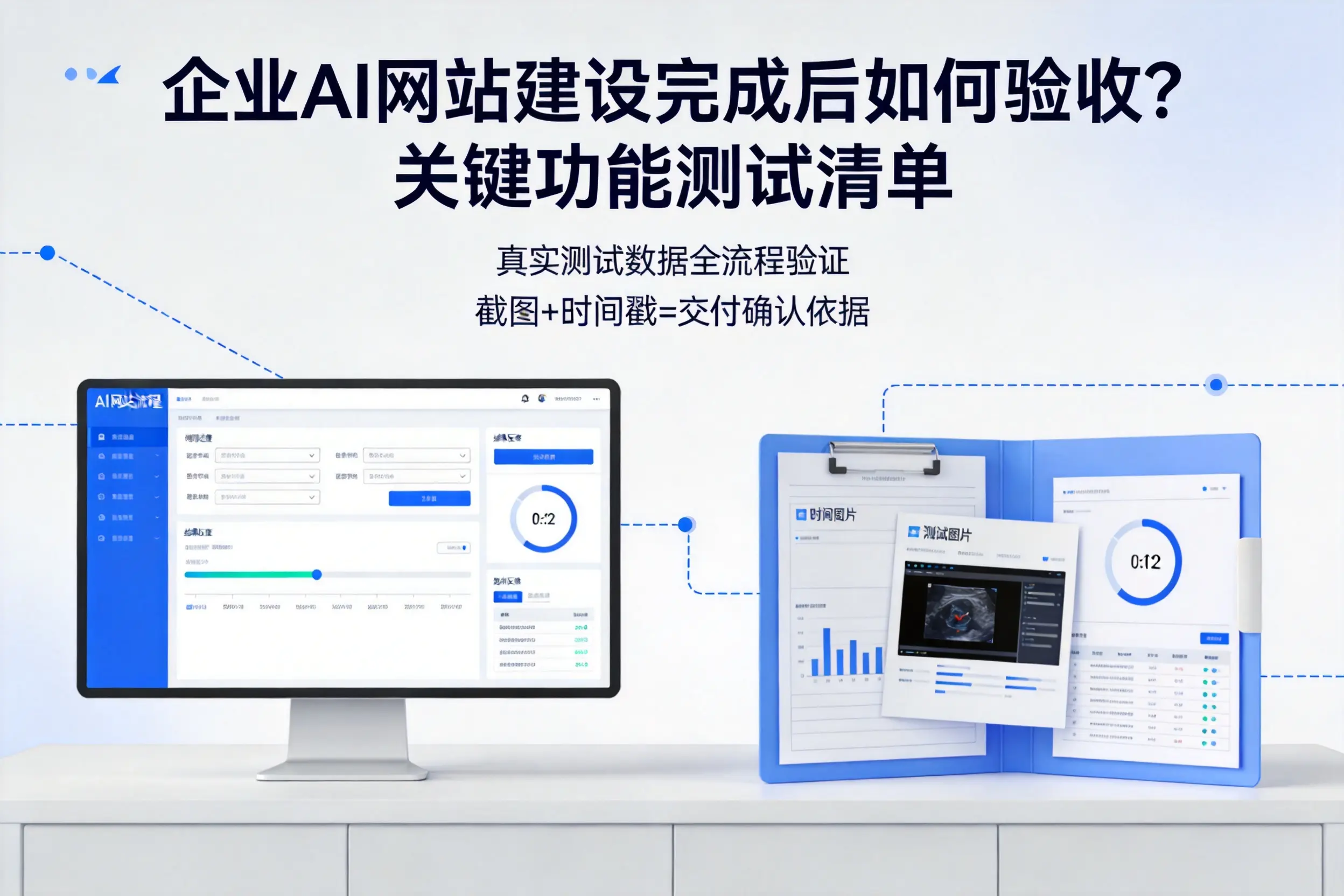 汉中企业AI网站建设完成后如何验收?关键功能测试清单