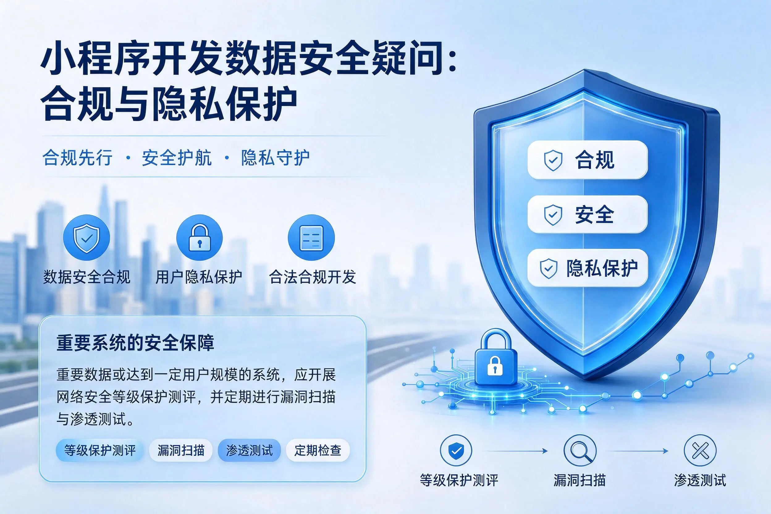 汉中小程序开发数据安全疑问：合规与隐私保护